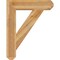 Ekena Millwork Traditional Craftsman Rough Sawn Bracket, Western Red Cedar, 6"W x 30"D x 38"H BKT06X30X38TRA04RWR - alternate 4